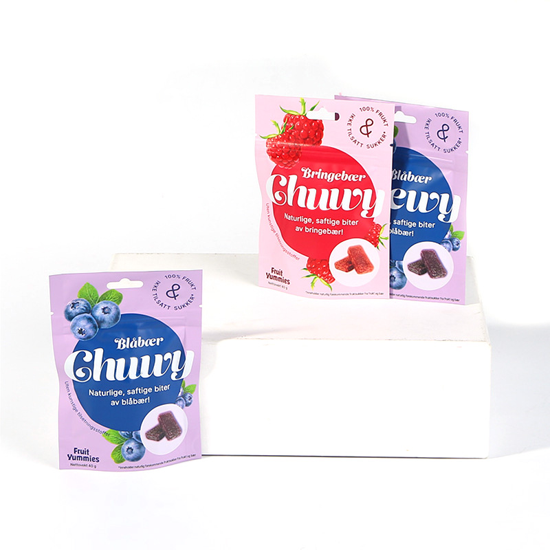 Custom printed Stand Up Pouches Candy Edible Packaging Bags