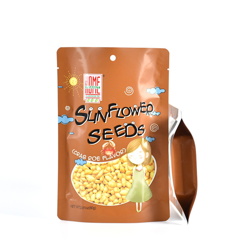 Matte stand-up barrier pouches custom snack packaging bags