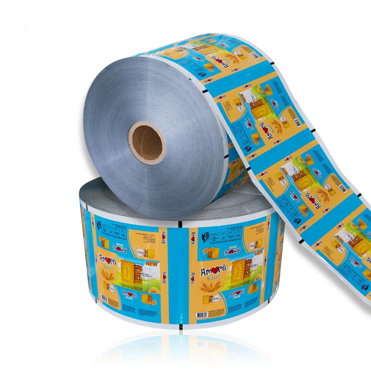 custom packaging film rolls for candy