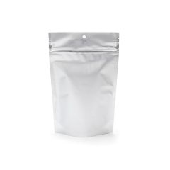 Glossy child resistant reclosable bags with ziplock window