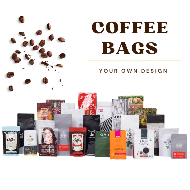 Custom coffee bags clearance wholesale