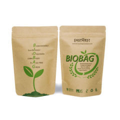 Recyclable resealable pouches plastic transparent stand up bag