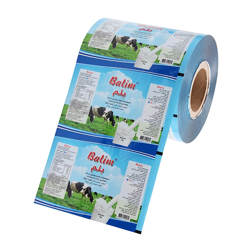 Custom Packaging Film Roll For Dairy 