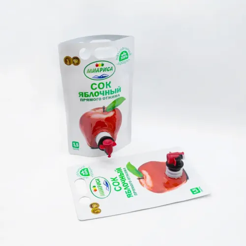 Custom wine stand up pouch with spout and tap wholesale