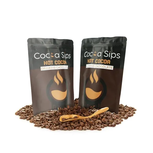 Cocoa Powder Packaging Bag Stand Up Zipper Pouch