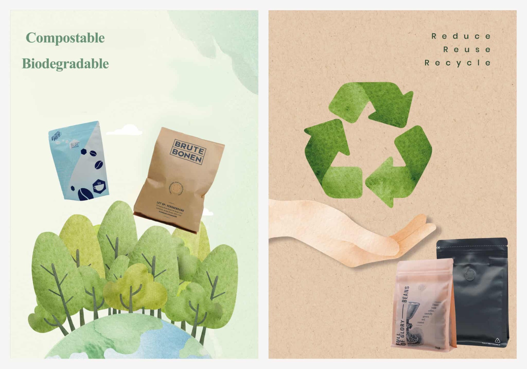 sustainable coffee packaging bags
