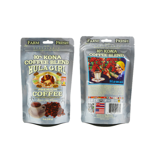 5oz Coffee Packaging Bag Customized Food Standing Pouch