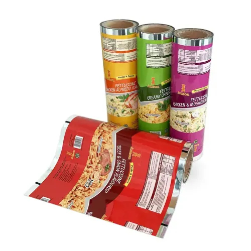 Custom Printed Instant Noodle Packaging Film Roll Stock Supplier