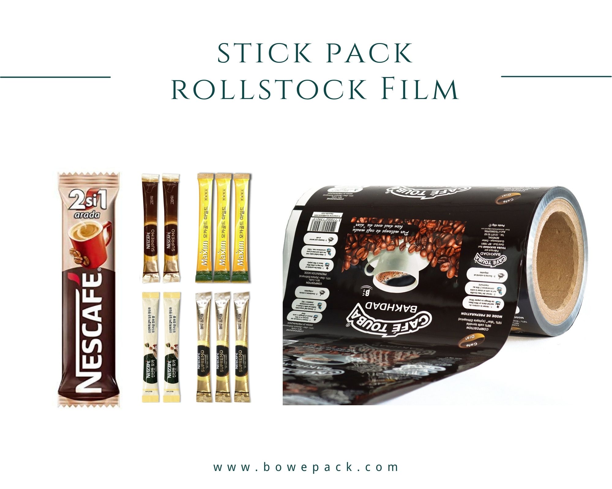 packaging film for stick pack bag
