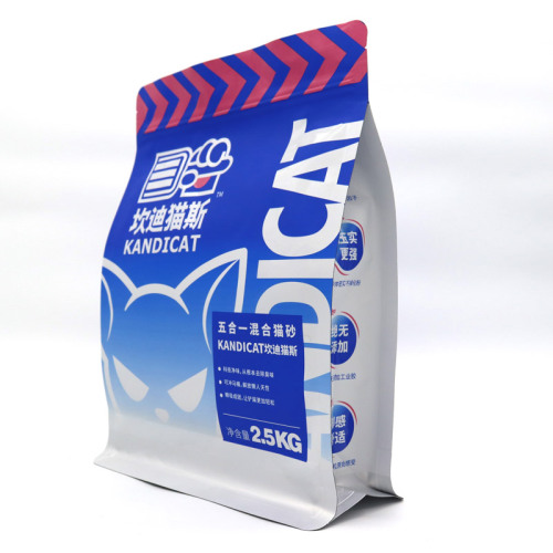 Bolsa de arena para gatos de 2,5 kg con fondo plano y cremallera [Directo de fábrica]