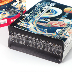 Flat Bottom Pouch For Pasta Noodles Plastic Packaging Bag