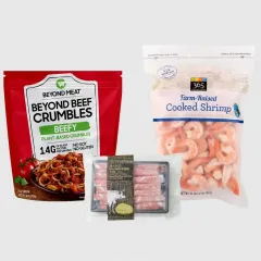 Custom Frozen Food Packaging Bags For Seafood Meat Fruit Nylon Materials