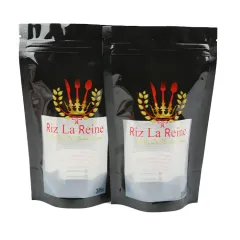 Bolsitas de té personalizadas con logotipo doypack metalizado brillante con ventana