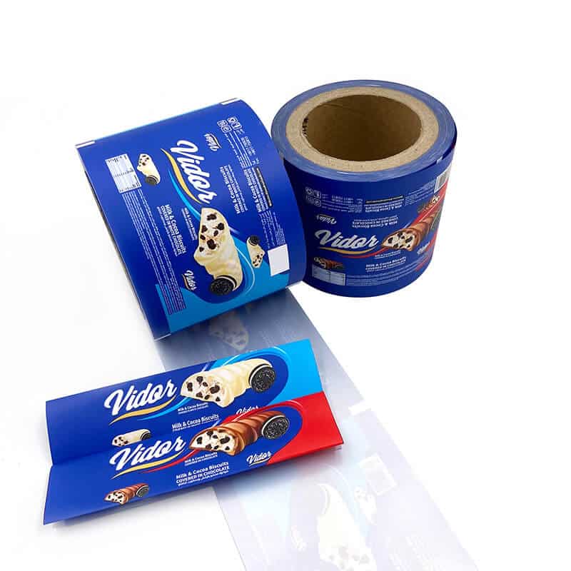 Cold Seal Packaging Film Chocolate Bar Laminated Plastic Materials