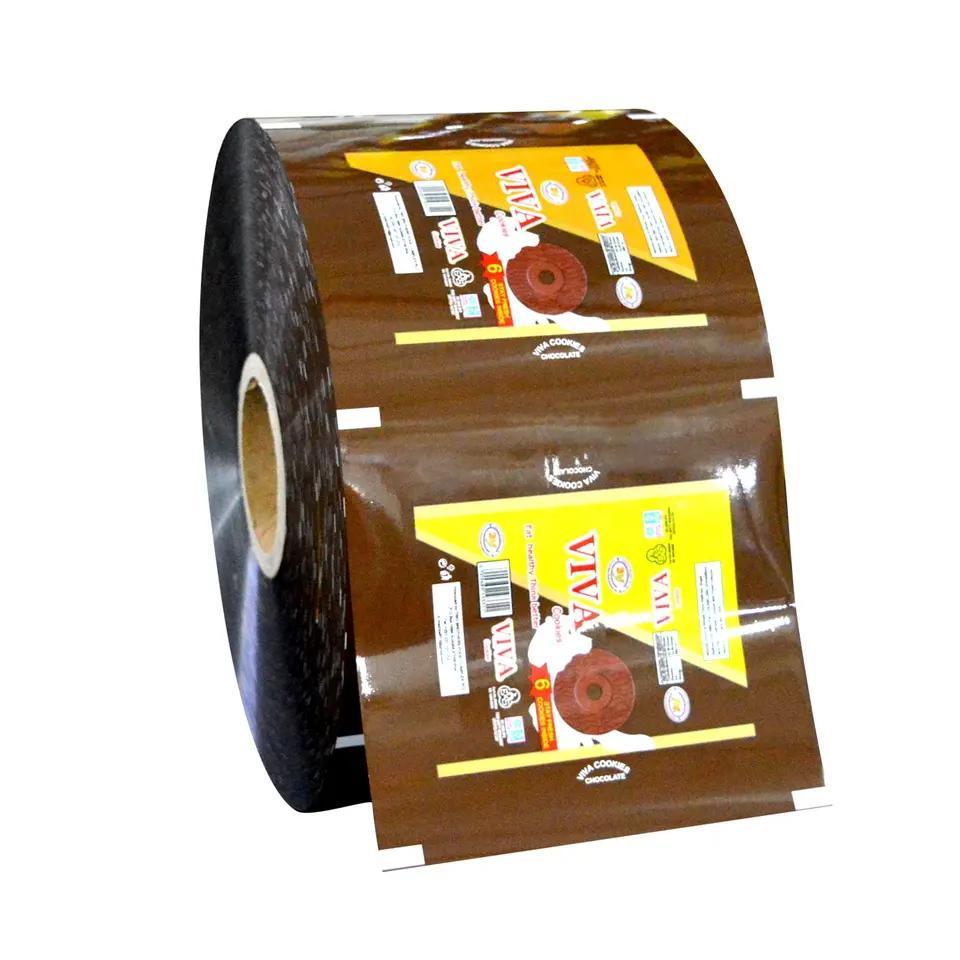 Cold Seal Packaging Film Chocolate Bar Laminated Plastic Materials