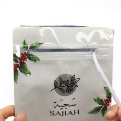 Custom waterproof vented coffee bags with zipper box bottom pouch supplier