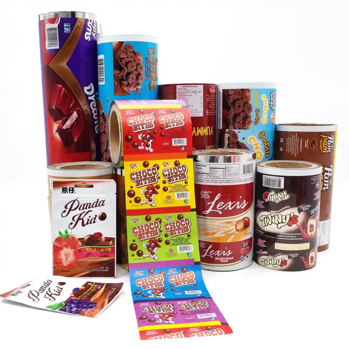 Printed Horizontal Flow Wrapping Lamianted Film For Food Packaging