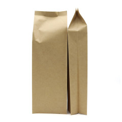 Custom Brown Kraft Gusset Bags for Coffee Packaging Supplier