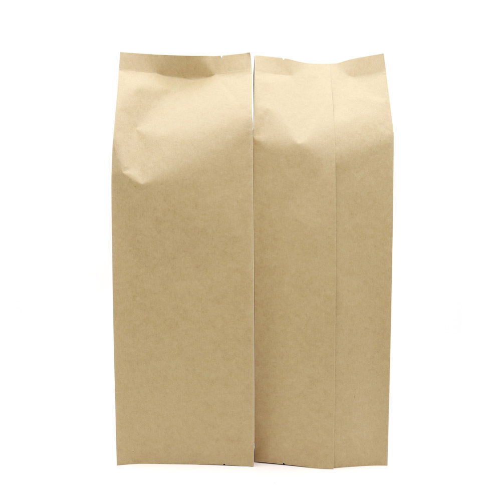 Custom Brown Kraft Gusset Bags for Coffee Packaging Supplier