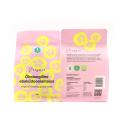 Recyclable Square Bottom Pouch with Zipper Side Gusset Window Supplier