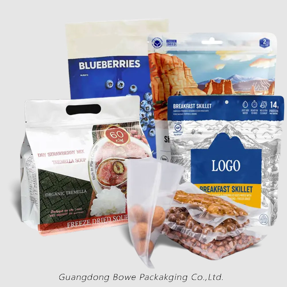 Flexible bags for frozen food packaging wholesale