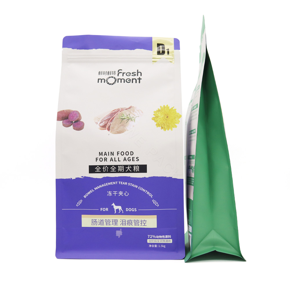 Wholesale Dog Food Bags Recyclable Flat Bottom Pouches Factory