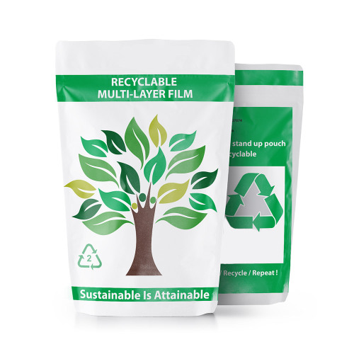 Custom Recyclable Stand Up Pouches Supplier