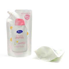 Fabricante de bolsas con boquilla reciclables para envases de líquidos