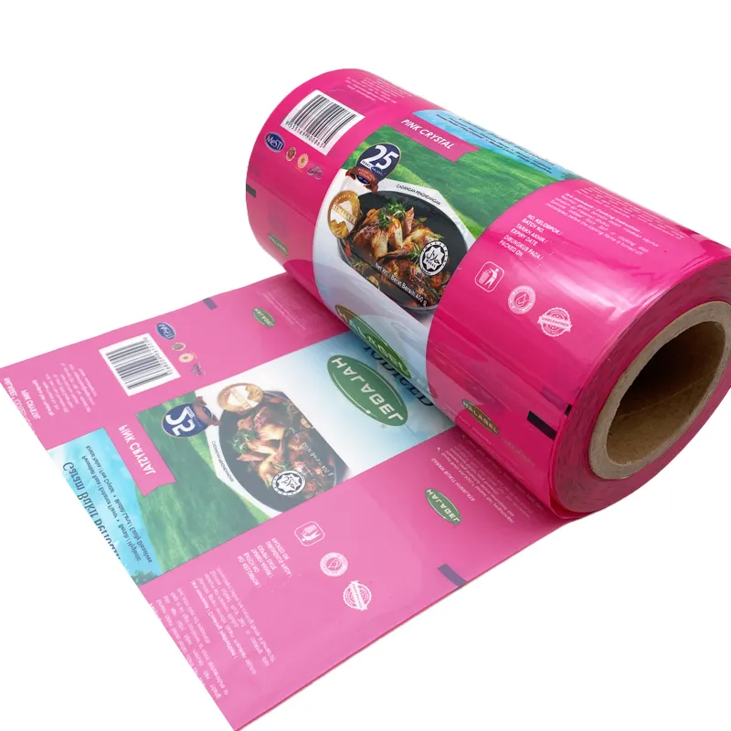 PE PET Food Packaging Film Roll for Salt Spice Chili Powder Supplier