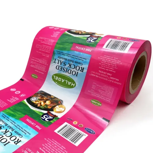 PE PET Food Packaging Film Roll for Salt Spice Chili Powder Supplier