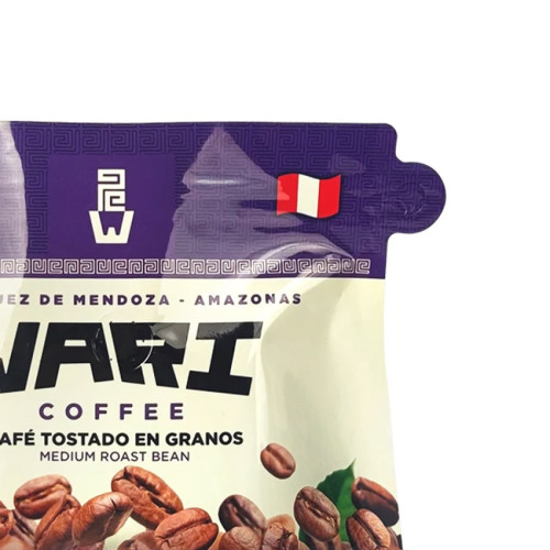 Wholesale Printed Coffee Bags Glossy Stand Up Barrier Pouches