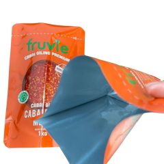 3 Side Seal Aluminum Foil Retort Pouch 121℃ High Temperature Packaging