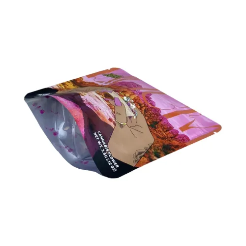 Custom Exotic 3.5 Weed Bags Child Resistant Packaging Pouch Wholesale