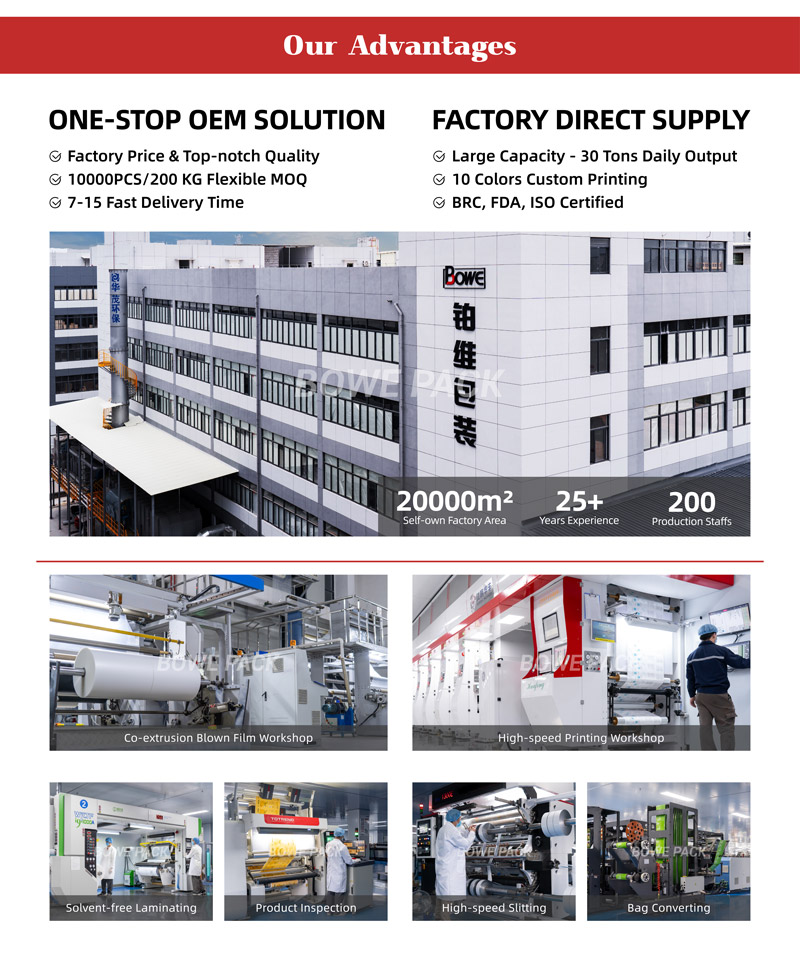 flexible packaging factory in China