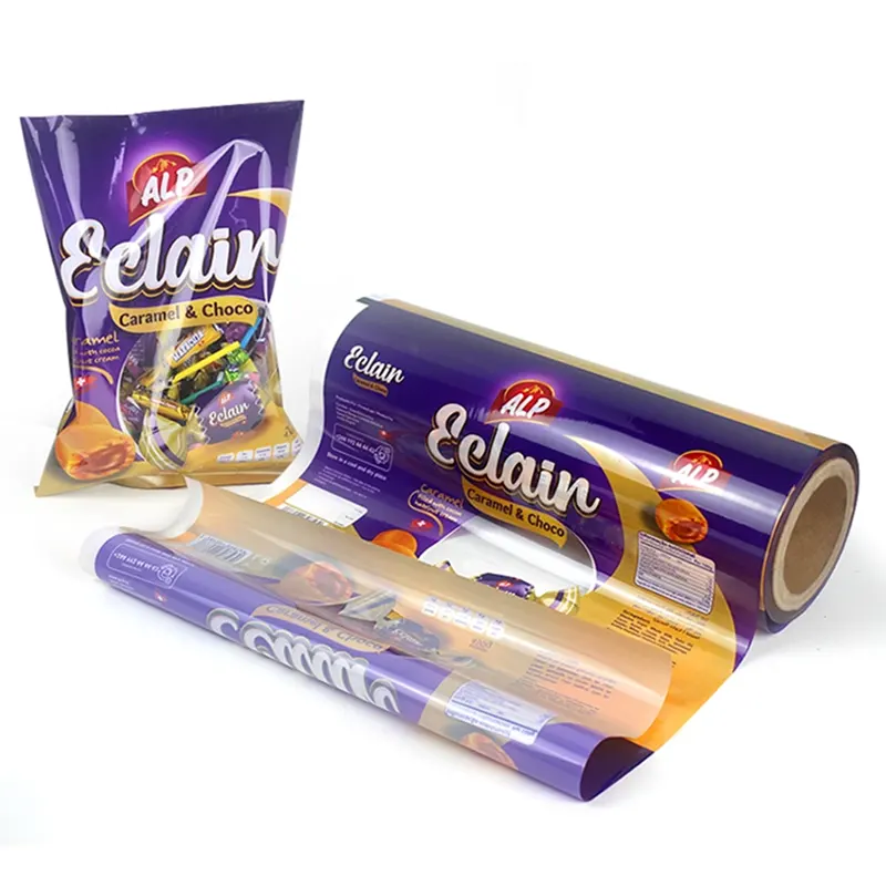 Printed Biscuit Packaging Film Roll Sachet Pouch Bag Supplier