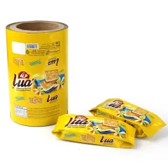 Printed Biscuit Packaging Film Roll Sachet Pouch Bag Supplier