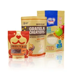 Biodegradable stand up pouch with window wholesale price