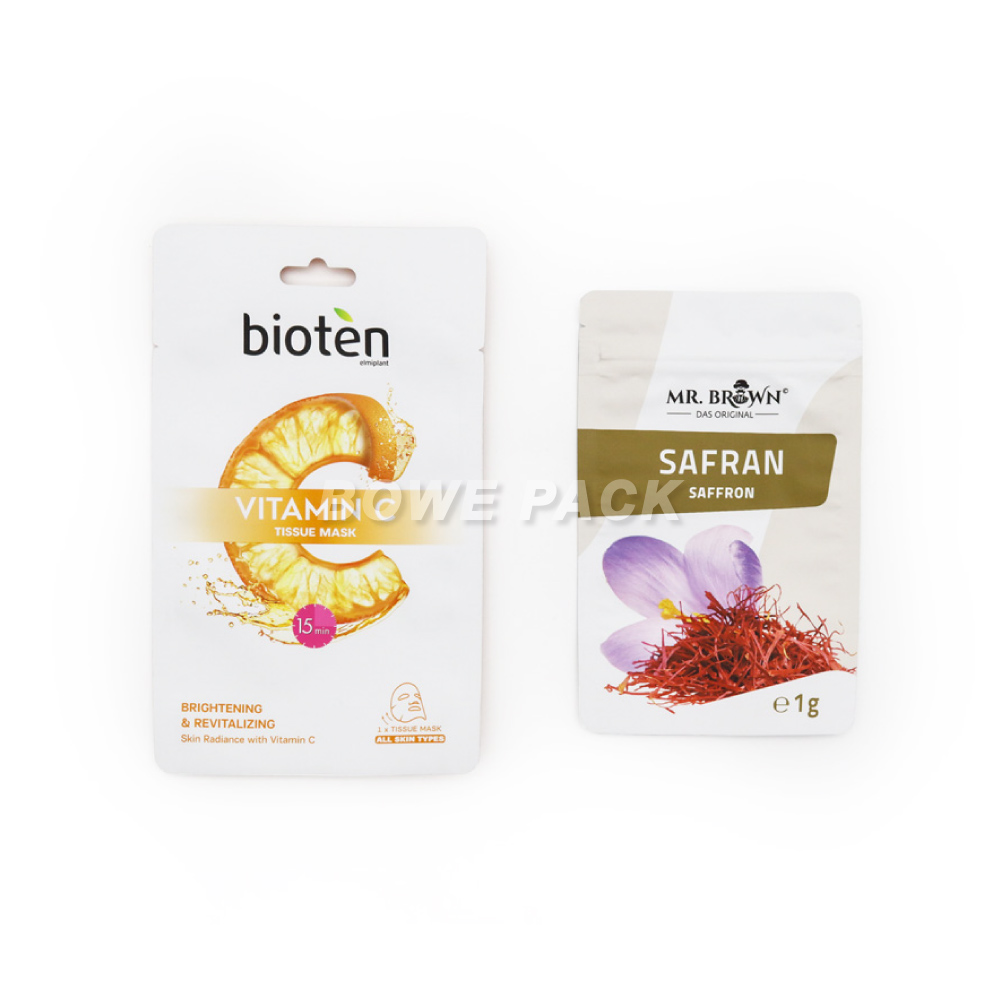 Matte three side seal bag