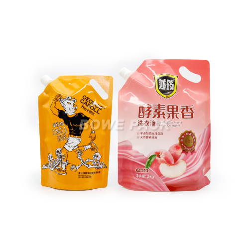 1L 2L 3L 4L 5L Liquid Laundry Detergent Spout Pouch Wholesale