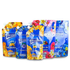 Custom Aluminum Doypack Pouch with Spout Refill Bags Wholesale