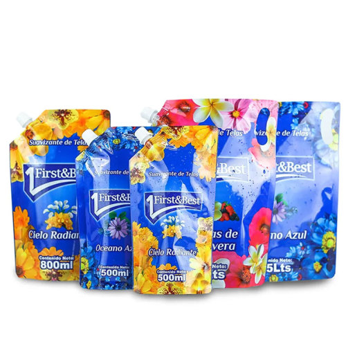 Custom Aluminum Doypack Pouch with Spout Refill Bags Wholesale