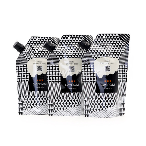 Custom Aluminum Doypack Pouch with Spout Refill Bags Wholesale
