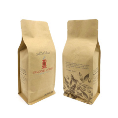 Bolsas de café 100 % compostables, embalaje ecológico.