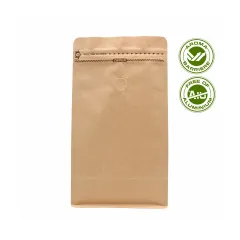 Bolsas de café 100 % compostables, embalaje ecológico.