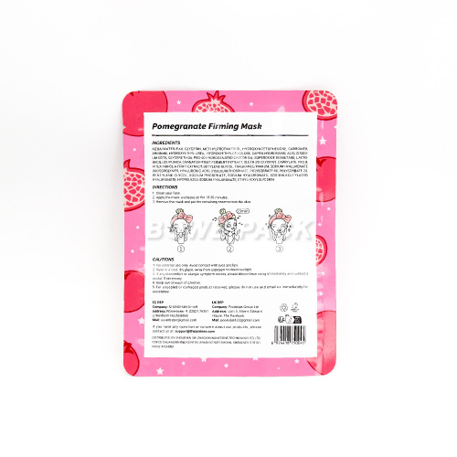 Eco friendly Skincare Facial Mask Packaging Bag Factory