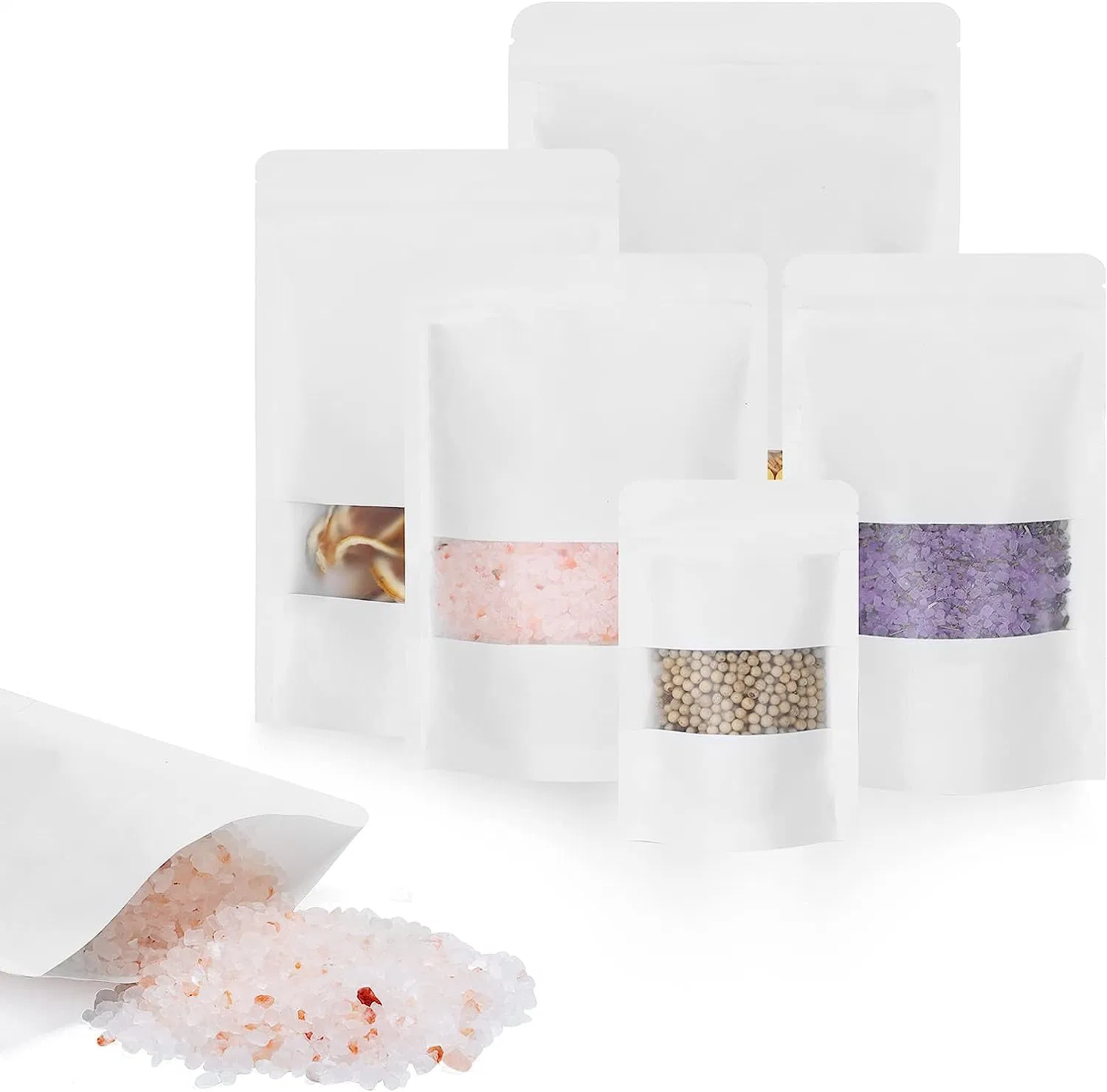 Kraft paper pouch for salt