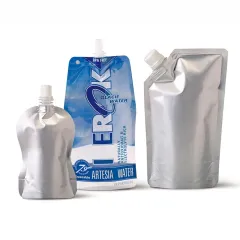 Custom Aluminum Doypack Pouch with Spout Refill Bags Wholesale