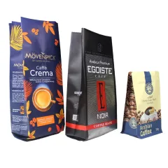 4 Side Seal Coffee Bag Quad Seal Pouch Packaging Supplier