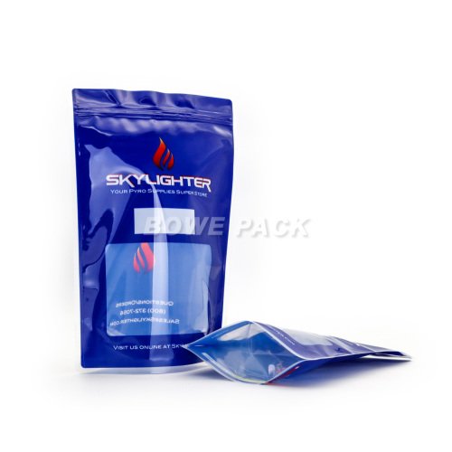 Clear Window Stand Up Pouch For Food Wholesale