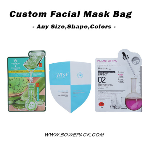 Custom Print Sheet Mask Packaging Bag Wholesale